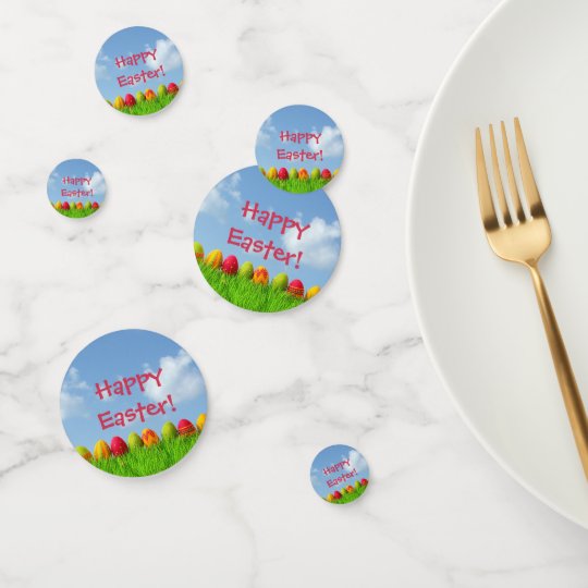 Paper Mache Eggs Confetti