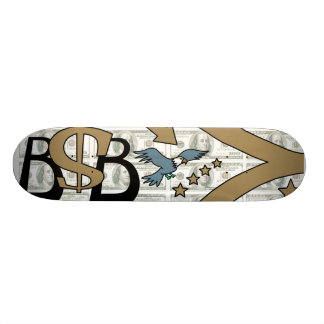 Paper Machine/Brown/Grey Skateboard Deck