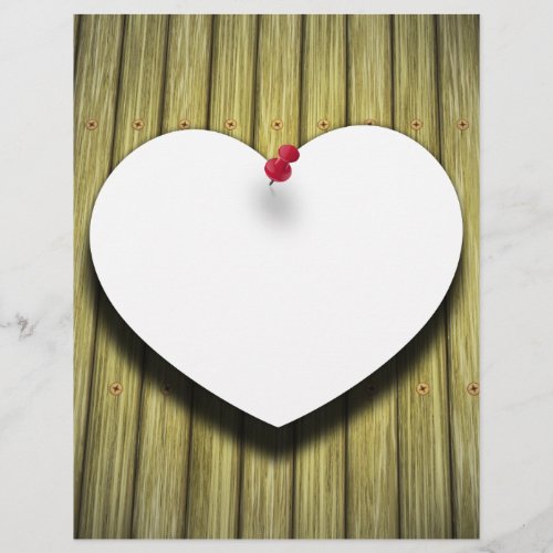 Paper Message Note Heart _ Letterhead Stationery