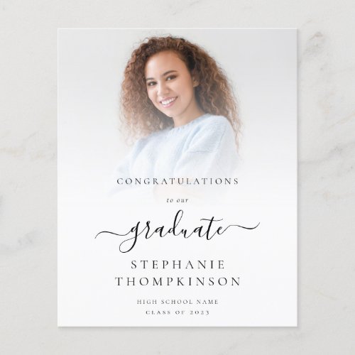 PAPER Minimalist 2024 Grad Photo Announcement