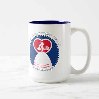 Paper Moon Wedding Boutique Mug-Fool's Gold Two-Tone Coffee Mug