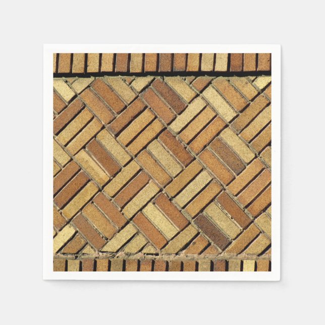 Paper Napkin - Brick Pattern (Front)