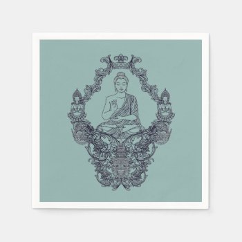 Paper Napkin : Buddha by TINYLOTUS at Zazzle
