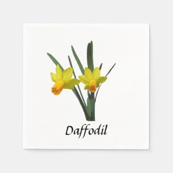 Paper Napkin - Daffodil by bkmuir at Zazzle