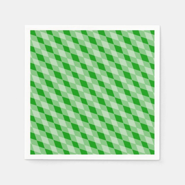 Paper Napkin - Diamonds Overlapping (Front)