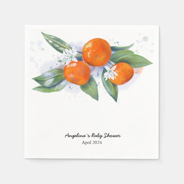 Paper Napkin for baby shower  (Front)