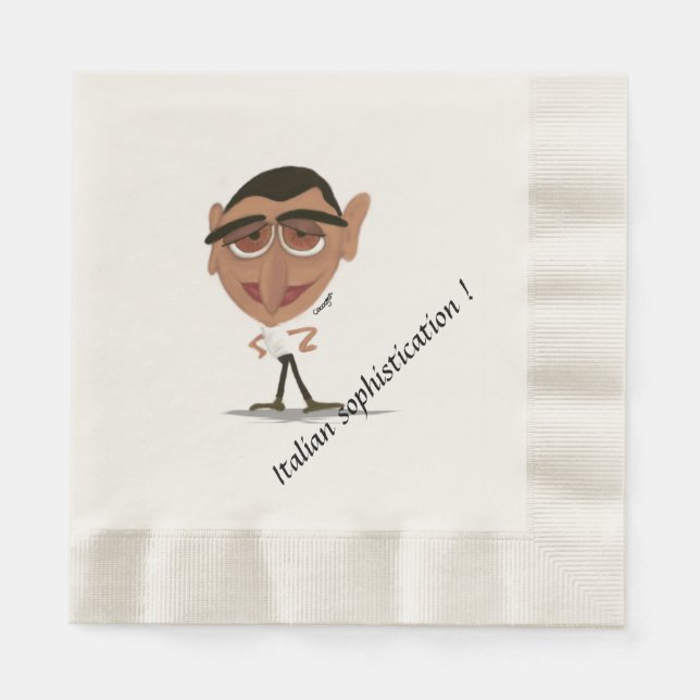 Paper Napkin Italian Sophistication (Front)