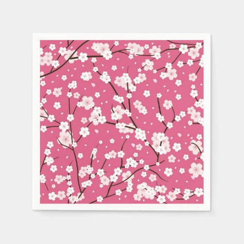 PAPER NAPKIN  SAKURA  CHERRY BLOSSOMS 