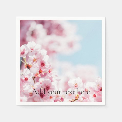 PAPER NAPKIN  SAKURA  CHERRY BLOSSOMS 