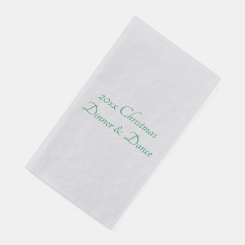 Paper Napkin Silver Guest Towel by valuedollars at Zazzle