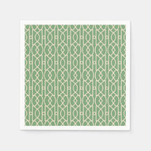 Paper Napkin - TRELLIS - GREEN