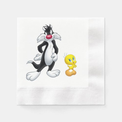 Paper Napkin _ Tweety and Sylester Image