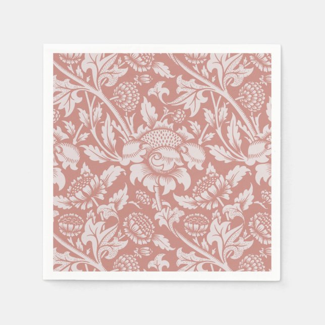 PAPER NAPKIN : WILLIAM MORRIS : FLORAL (Front)