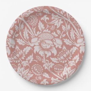 PAPER NAPKIN : WILLIAM MORRIS : FLORAL PLATES