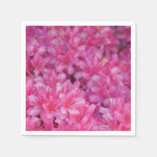 Paper Napkin With Azaleas