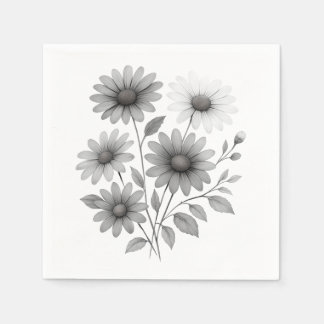 Paper Napkins 50 ct - Daisy Print - Corrine & Co