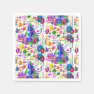 Paper Napkins August, 15 Birthday