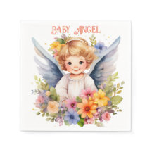 Paper Napkins Baby Angel