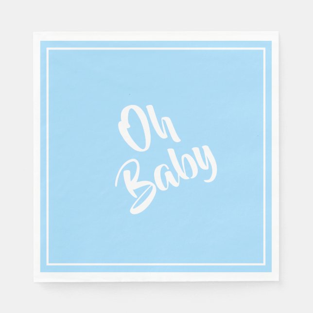 Paper Napkins-Baby Boy Napkins (Front)