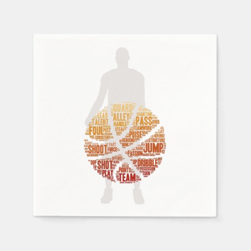 Paper Napkins Basketball Player