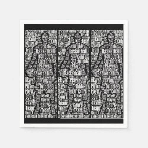 Paper Napkins Basketball Player