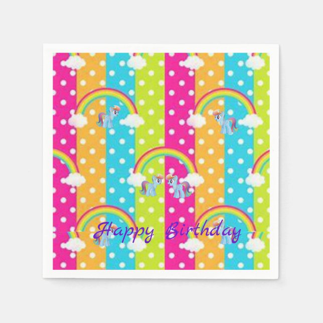 Paper Napkins Birthday (Front)