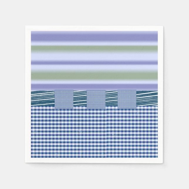 Paper Napkins Blue (Front)