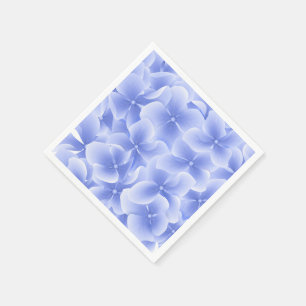 Paper Napkins-Blue Hydrangeas Napkins