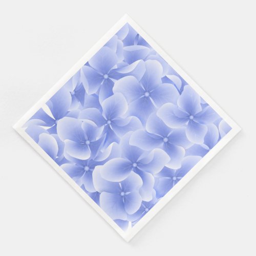 Paper Napkins_Blue Hydrangeas Paper Dinner Napkins