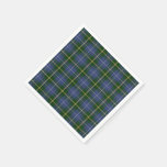 paper napkins  blue Nova Scotia Tartan plaid