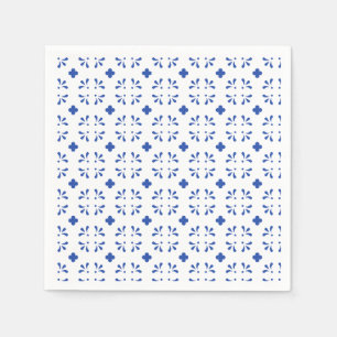 Paper Napkins Blue White Delft Decor Chinoiserie 