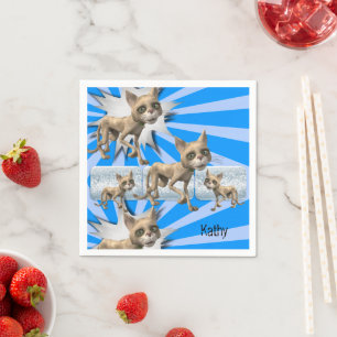 Paper Napkins, Cats Napkins