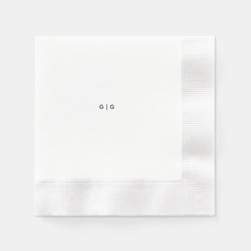 Paper Napkins, Coined Cocktail Napkins