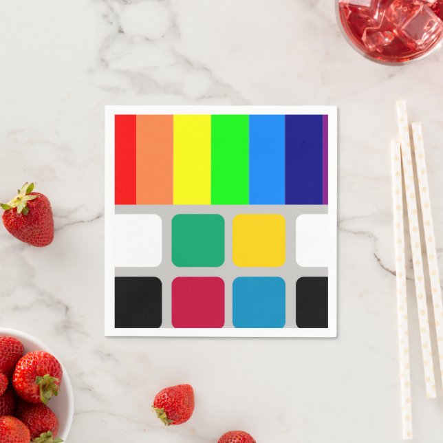 Paper Napkins, Colorful Napkins (Insitu)