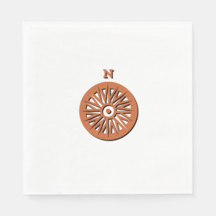 Paper Napkins - Compass Rose