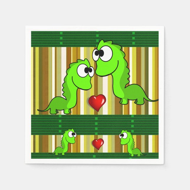 Paper Napkins Dinosaur (Front)