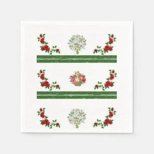 Paper Napkins Floral