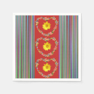 Paper Napkins Floral