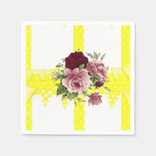 Paper Napkins Floral (Front)