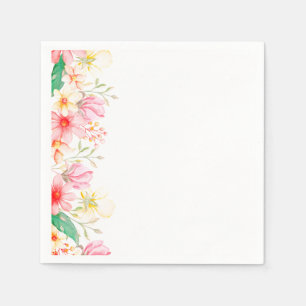 Paper Napkins-Floral Print Napkins