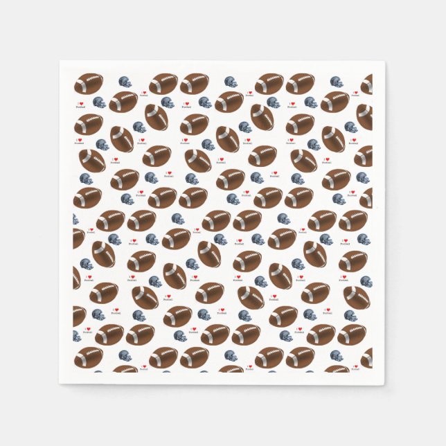 Paper Napkins Football (Front)