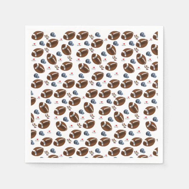 Paper Napkins Football (Front)