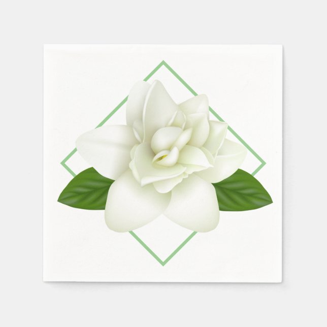 Paper Napkins-Gardenia Napkins (Front)