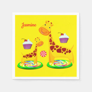 Paper Napkins Giraffe