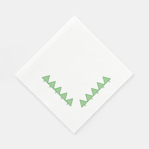 Paper Napkins - Graphic Pine Trees
