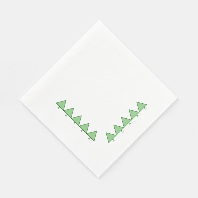 Paper Napkins - Graphic Pine Trees (Corner)