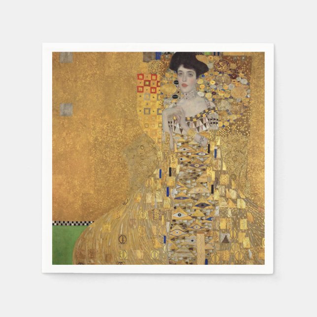 PAPER NAPKINS : GUSTAV KLIMT : ADELE BLOCH BAUER (Front)