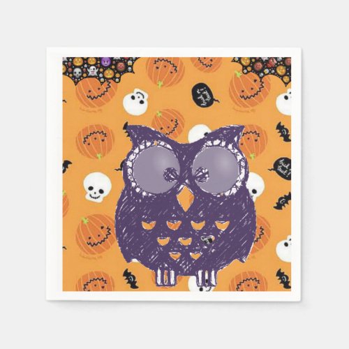 Paper Napkins Halloween