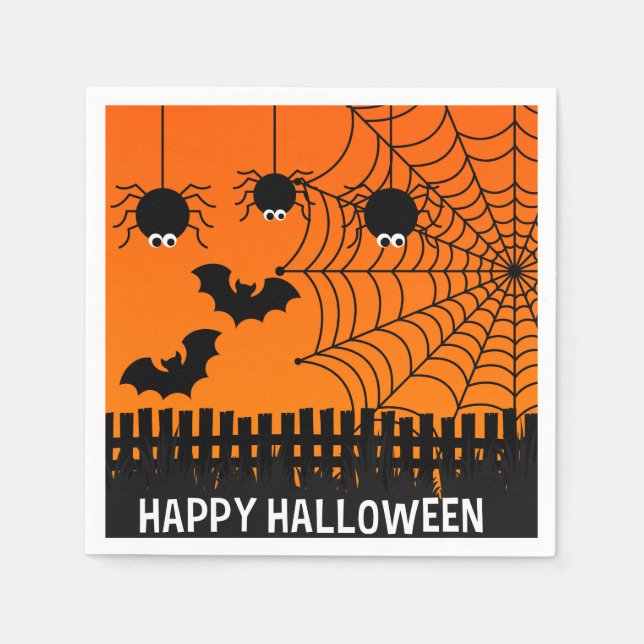 Paper Napkins-Halloween Napkins (Front)