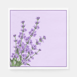 Paper Napkins-Lavender Napkins